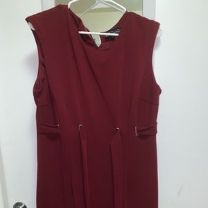 An A-line dress